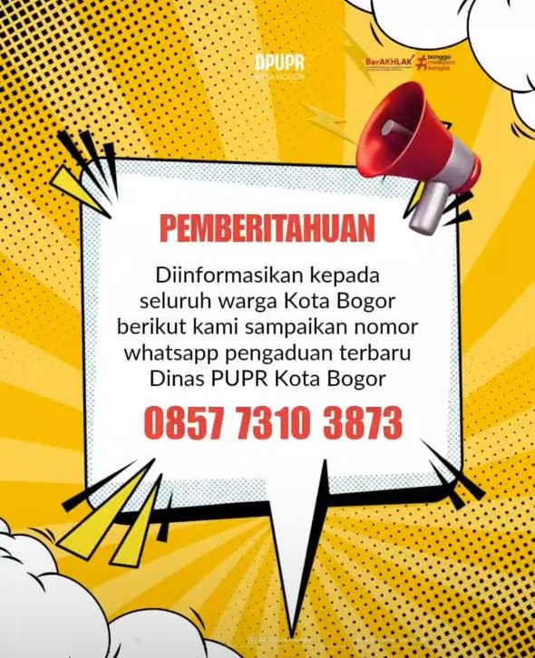 Call Center PUPR Kota Bogor
