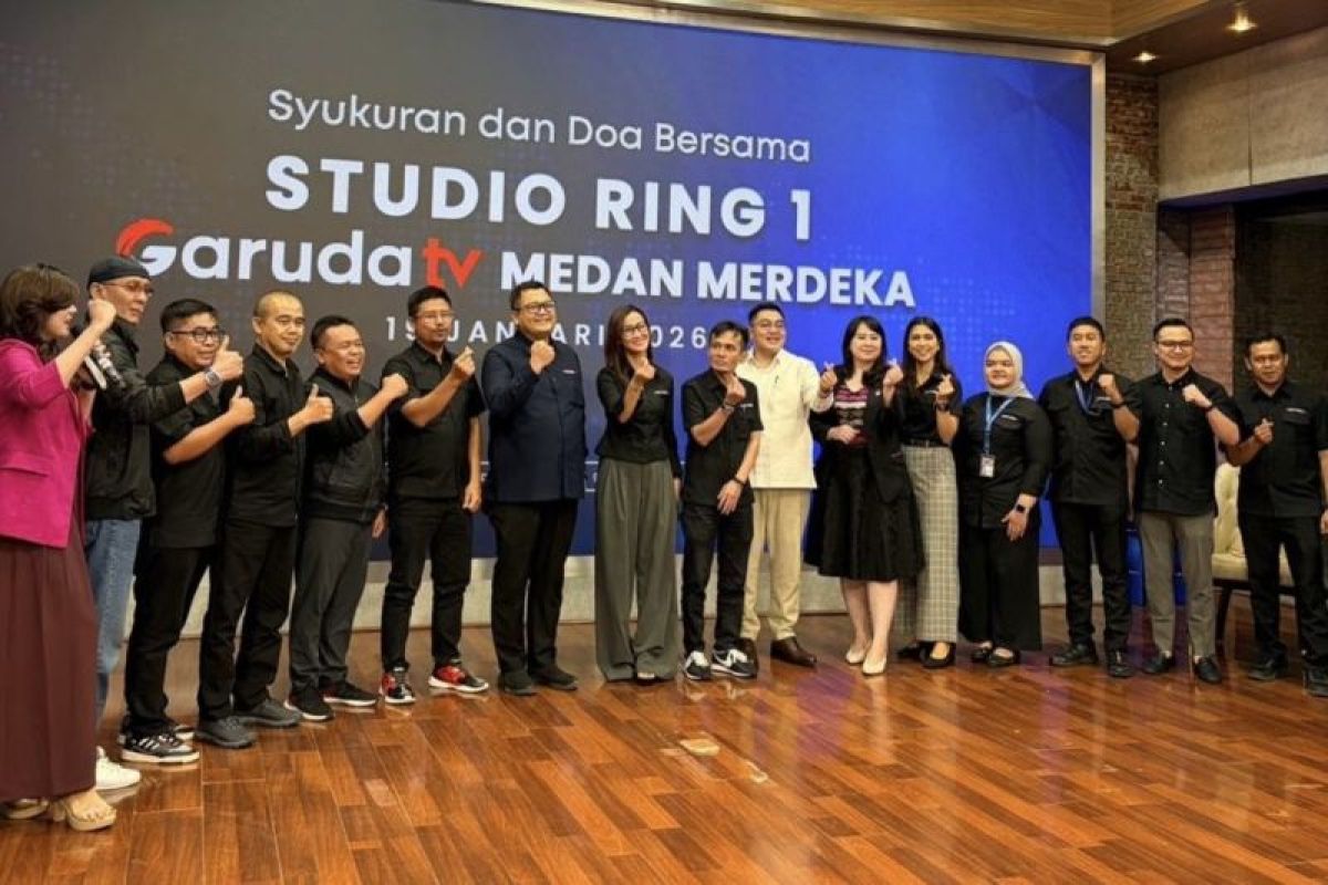 Garuda TV resmi mulai siaran dari Studio Ring 1 Garuda Medan Merdeka
