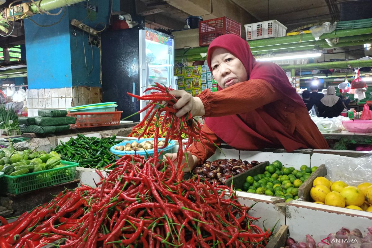 Jelang Ramadhan, harga cabai rawit di Pasar Jatinegara mulai naik