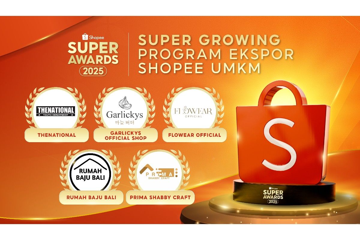 Sukses ekspor ke pasar global, ini 5 pemenang Shopee Super Awards 2025