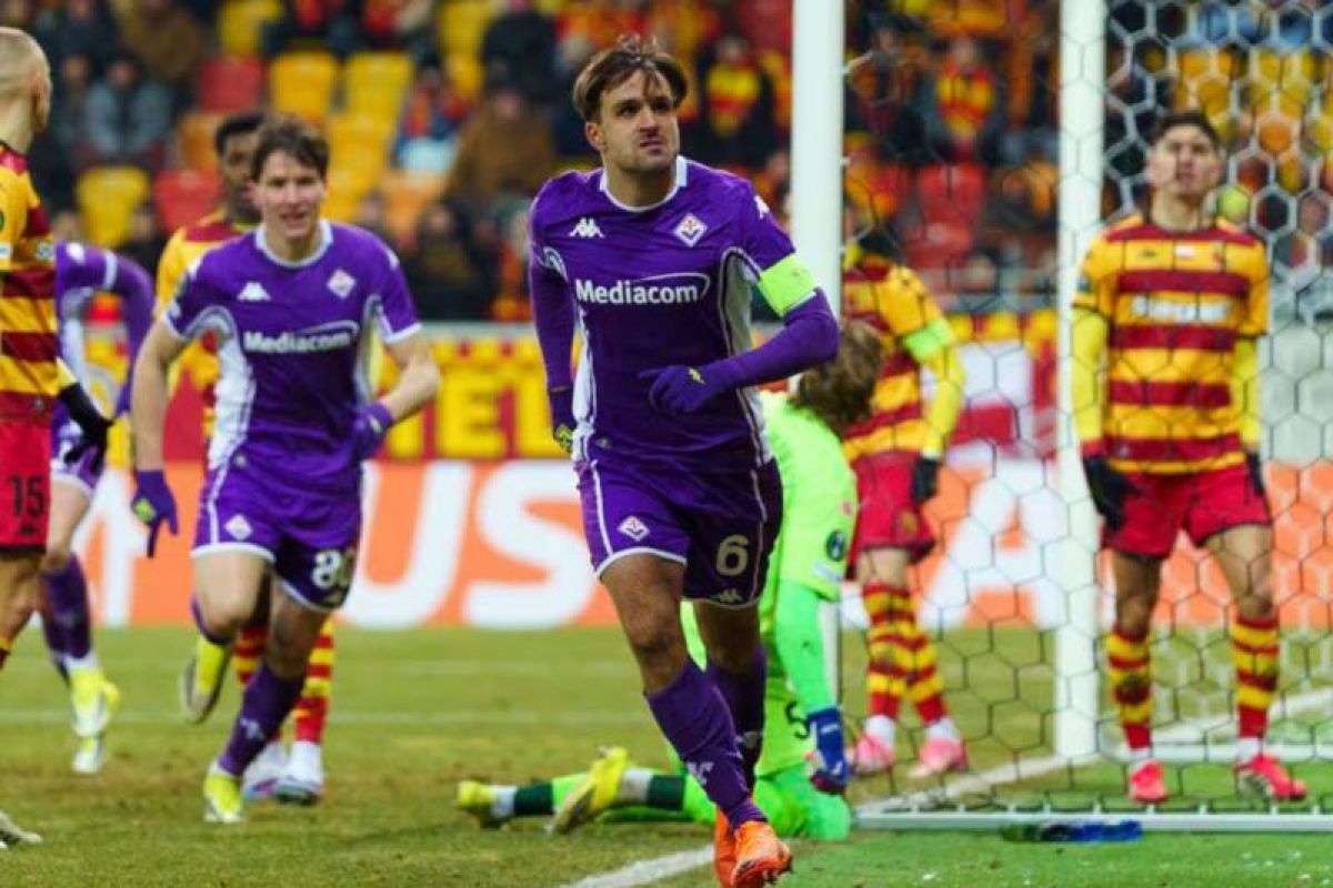 Fiorentina menang tiga gol tanpa balas kontra Jagiellonia