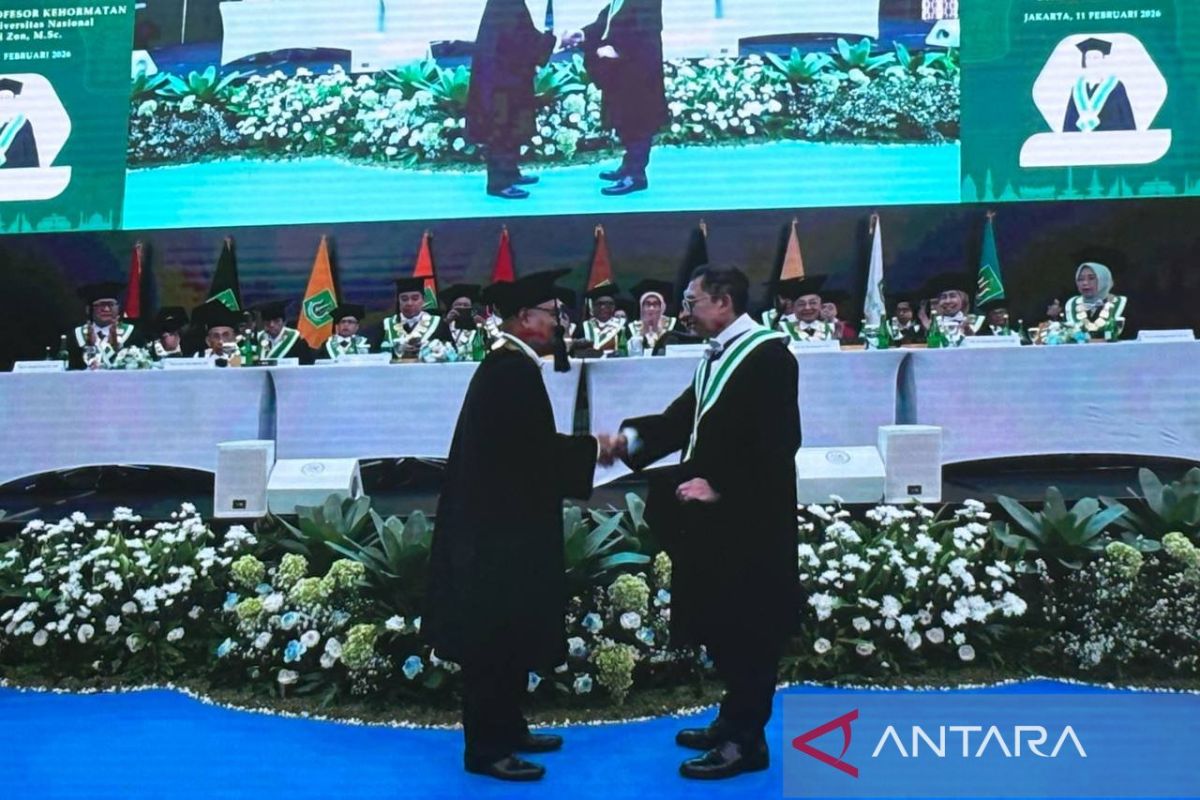 Fadli Zon raih gelar profesor kehormatan dari Universitas Nasional