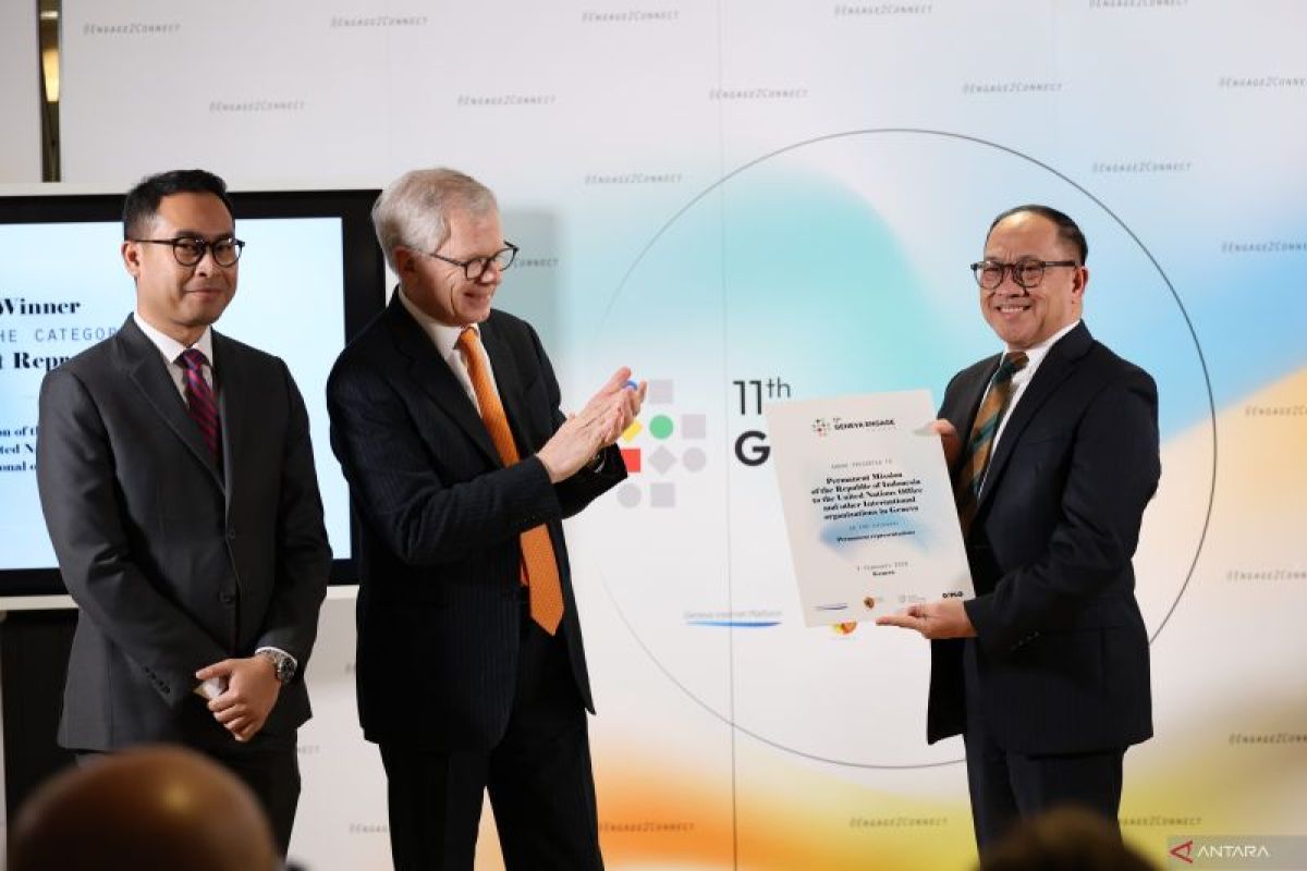 Diplomasi digital Indonesia raih penghargaan internasional di Swiss