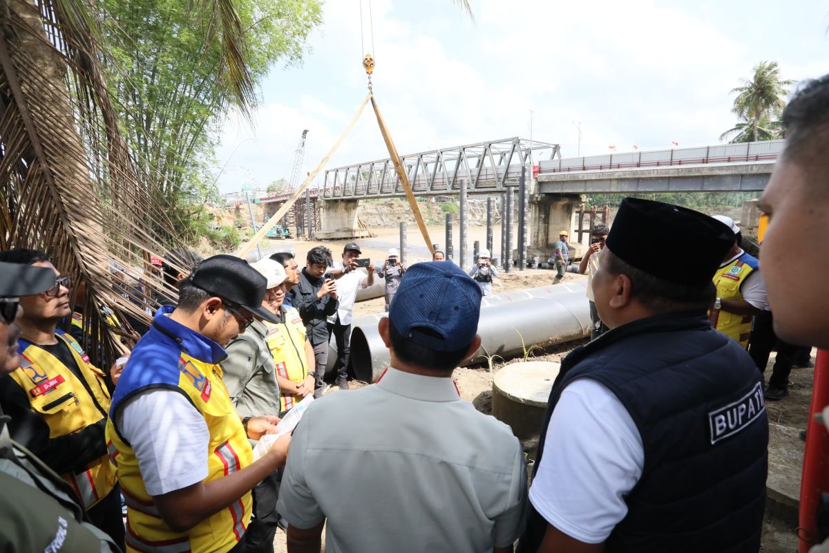 Mendagri: Jembatan Krueng di Tingkeum Bireuen rampung Juli 2026