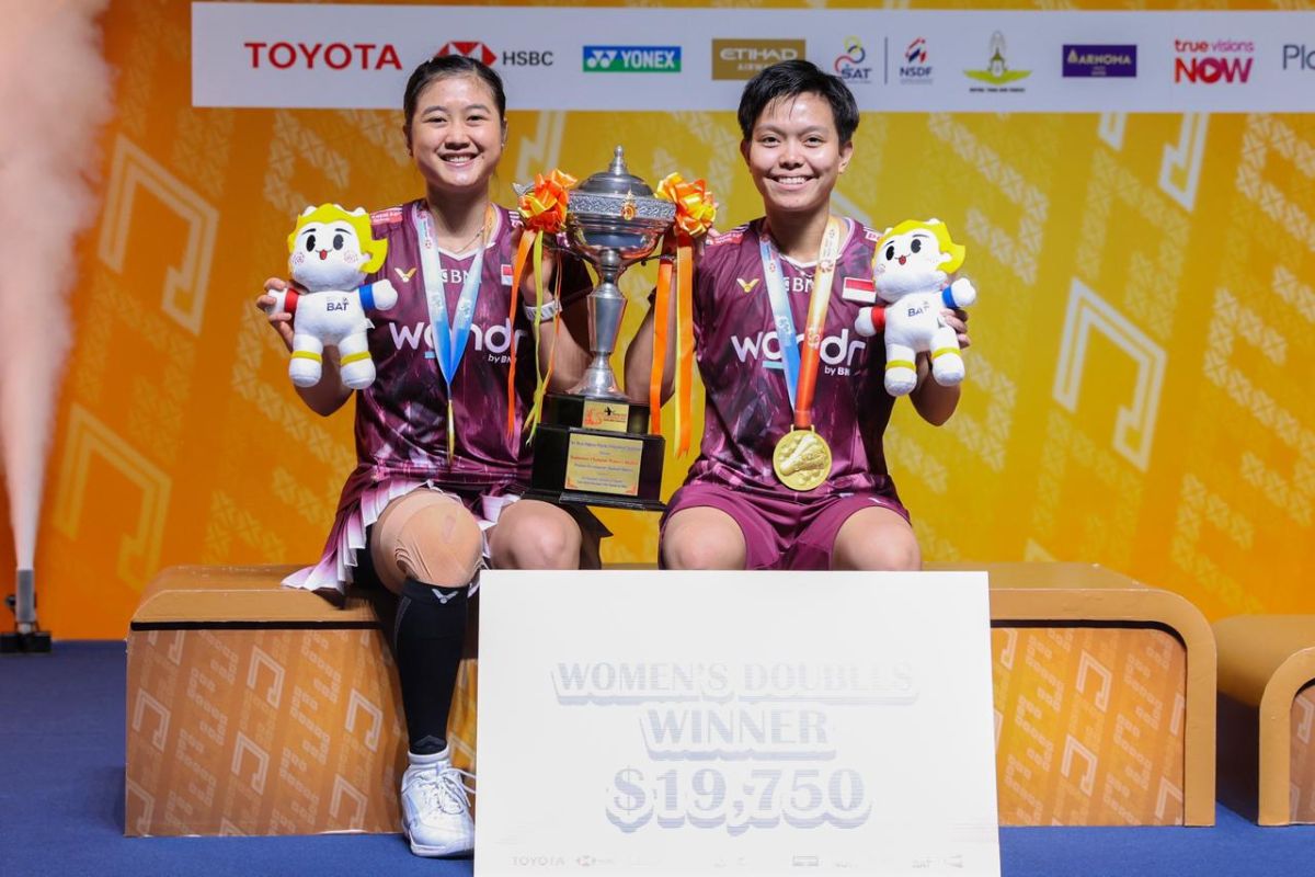 Pasangan baru Tiwi/Fadia juara di Thailand Masters 2026