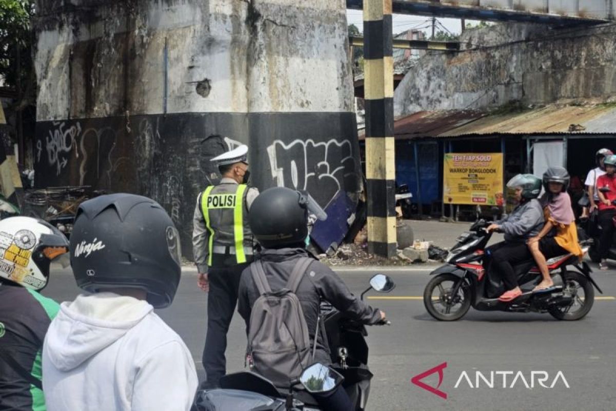 Polresta Malang kerahkan puluhan personel cegah macet di libur Imlek