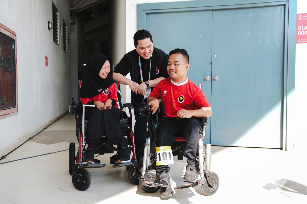Menpora beri motivasi tim boccia yang dominan di babak penyisihan APG