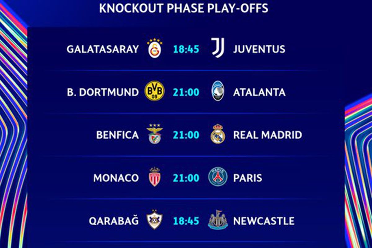 Jadwal playoff Liga Champions: Madrid vs Benfica hingga derbi Prancis