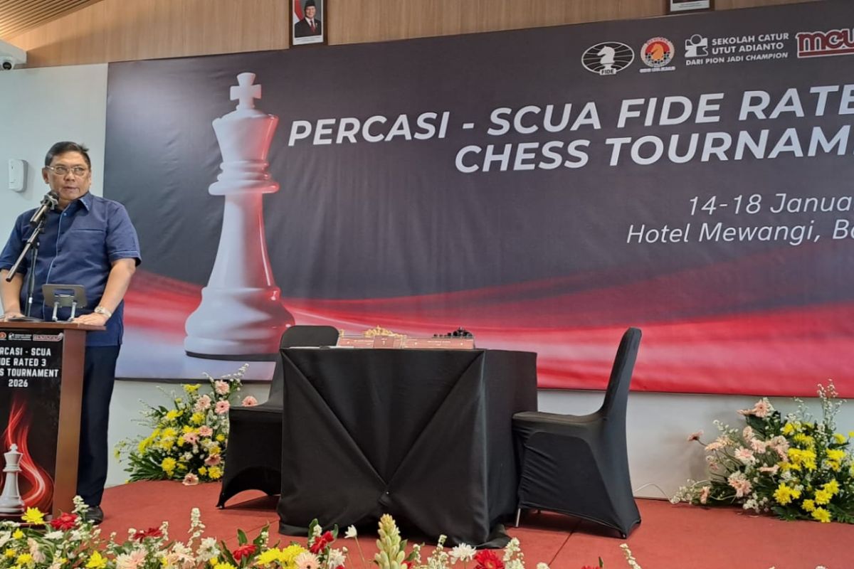 62 pecatur bersaing di SCUA FIDE Rated 3 Chess Tournament 2026
