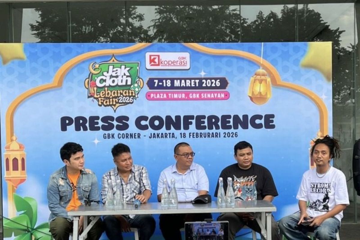 Jakcloth Lebaran Fair 2026 akan gandeng 350 brand lokal hingga musisi