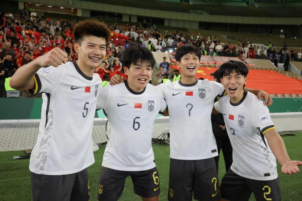 China lolos ke final Piala Asia U-23 AFC untuk pertama kalinya
