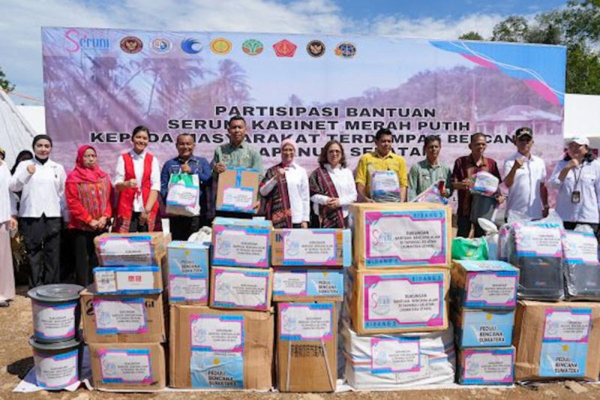 Seruni KMP salurkan bantuan untuk korban bencana Tapanuli Selatan