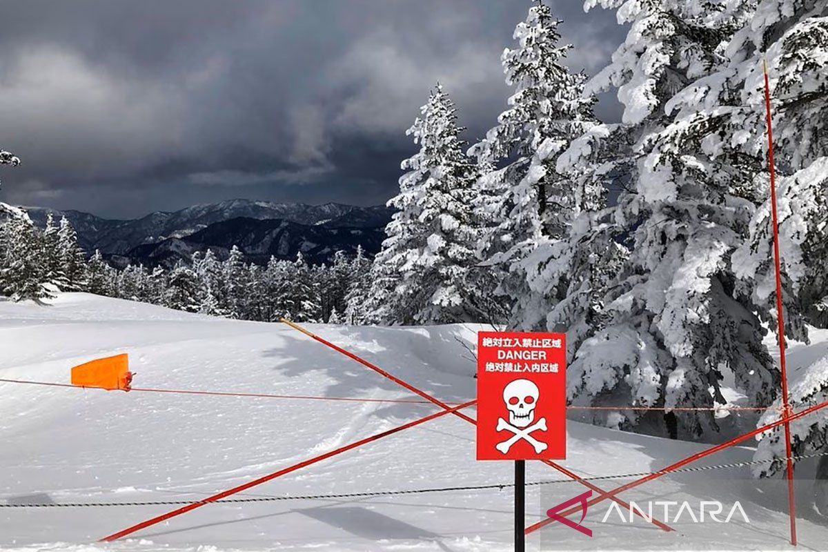 Hujan salju parah melanda PrefekturAomori, Jepang.