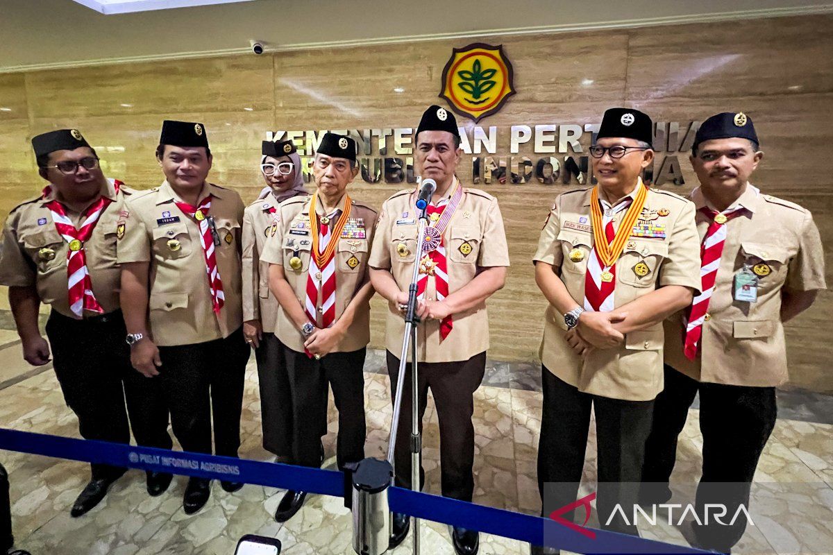 Mentan libatkan Pramuka Saka Taruna Bumi wujudkan swasembada pangan