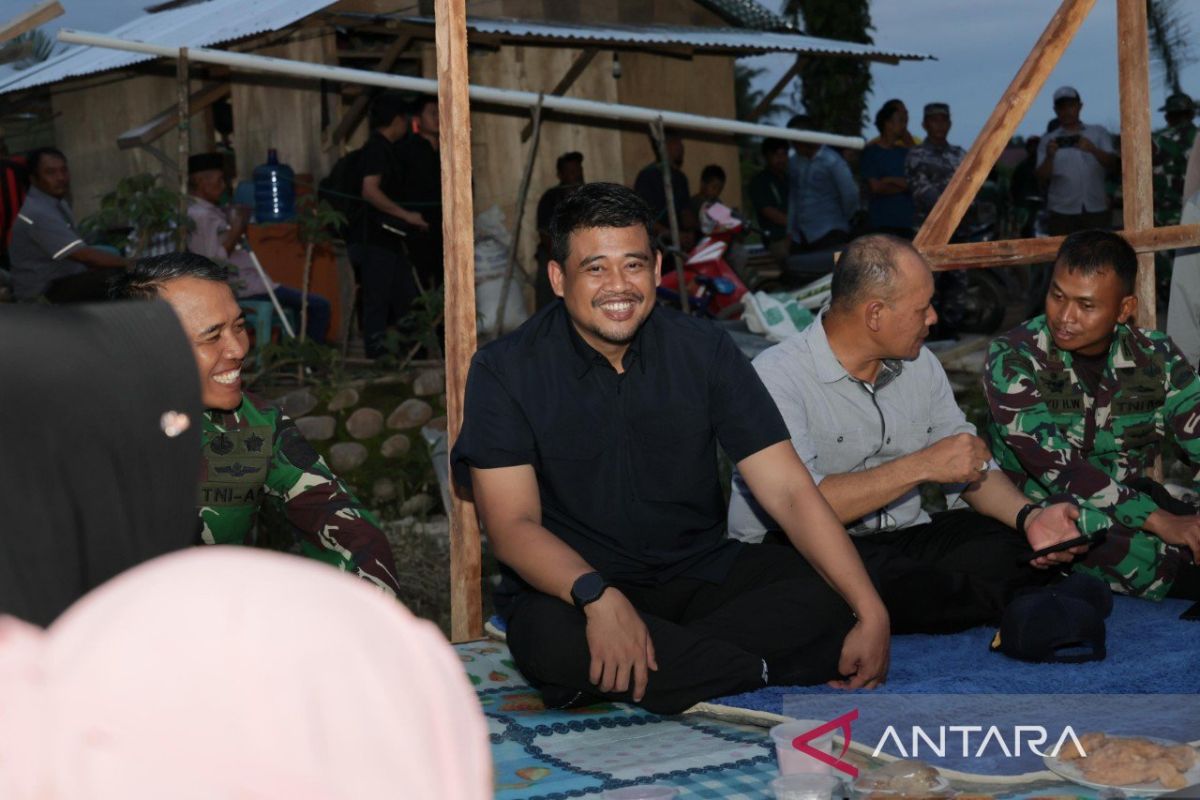 Gubernur Sumut: Warga Tapteng bangun hunian sementara secara mandiri