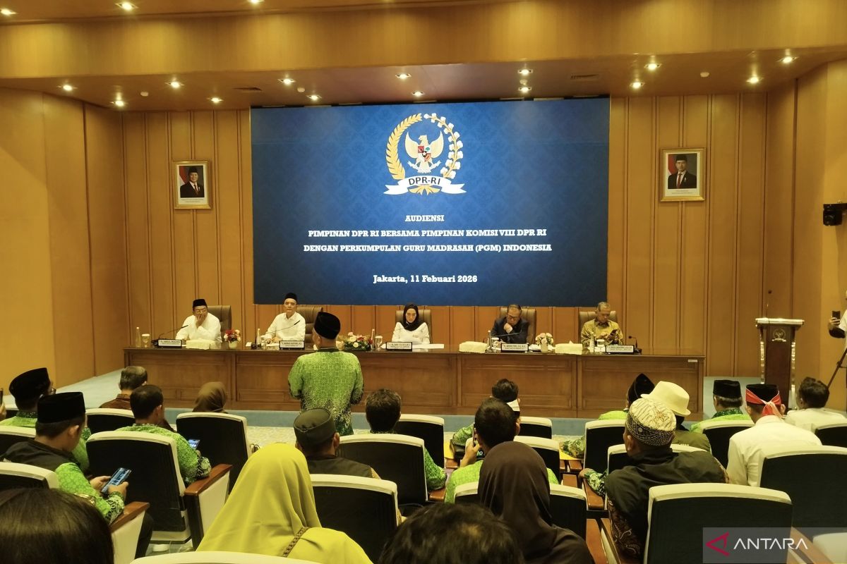 Pimpinan DPR terima audiensi dari Perkumpulan Guru Madrasah