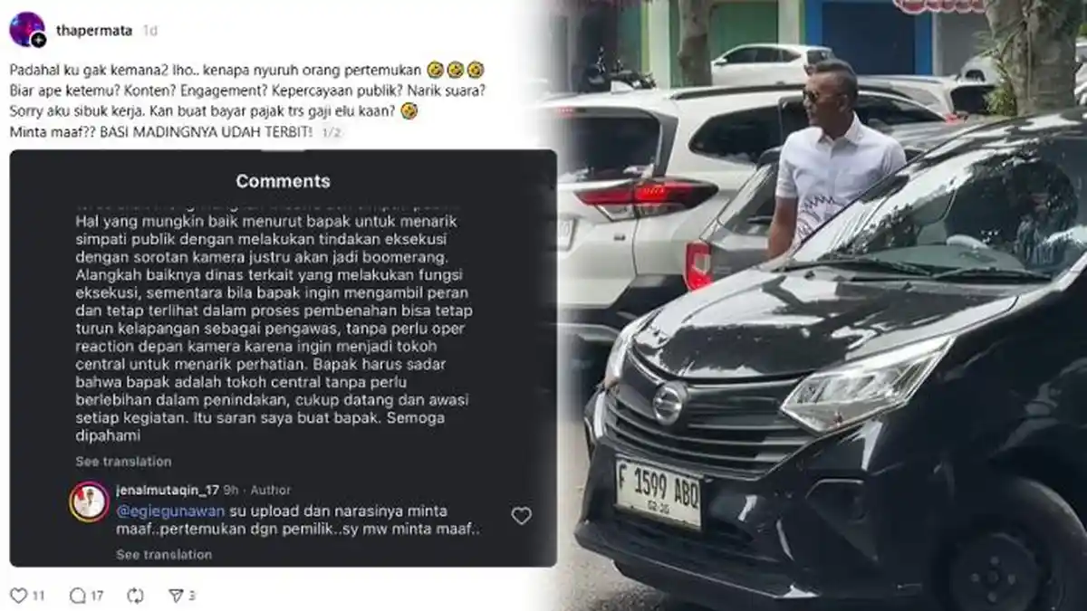 Tak Terima Ditegur Wakil Wali Kota Bogor Saat Parkir Sembarangan, Pemilik Mobil: Gaya Sok Preman