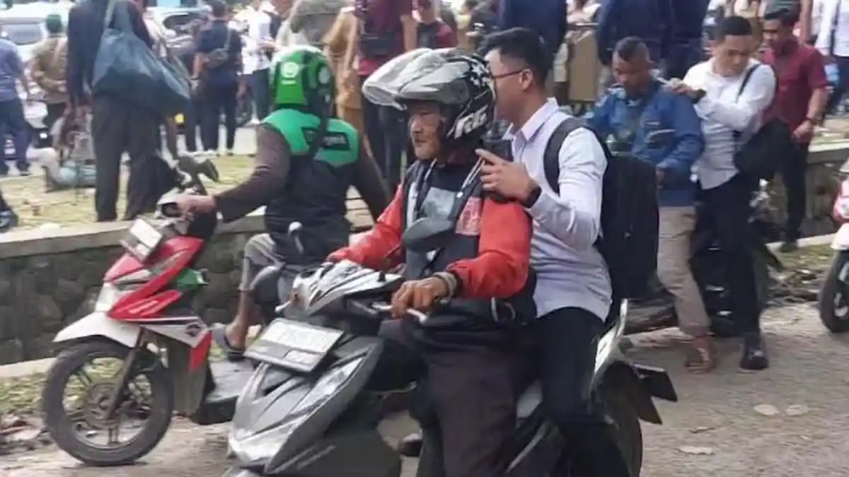 Cerita Ojek Sentul Bogor Ketiban Rezeki Rp150.000 Sekali Antar Pejabat Rakornas, Cuma Jarak 1 Km