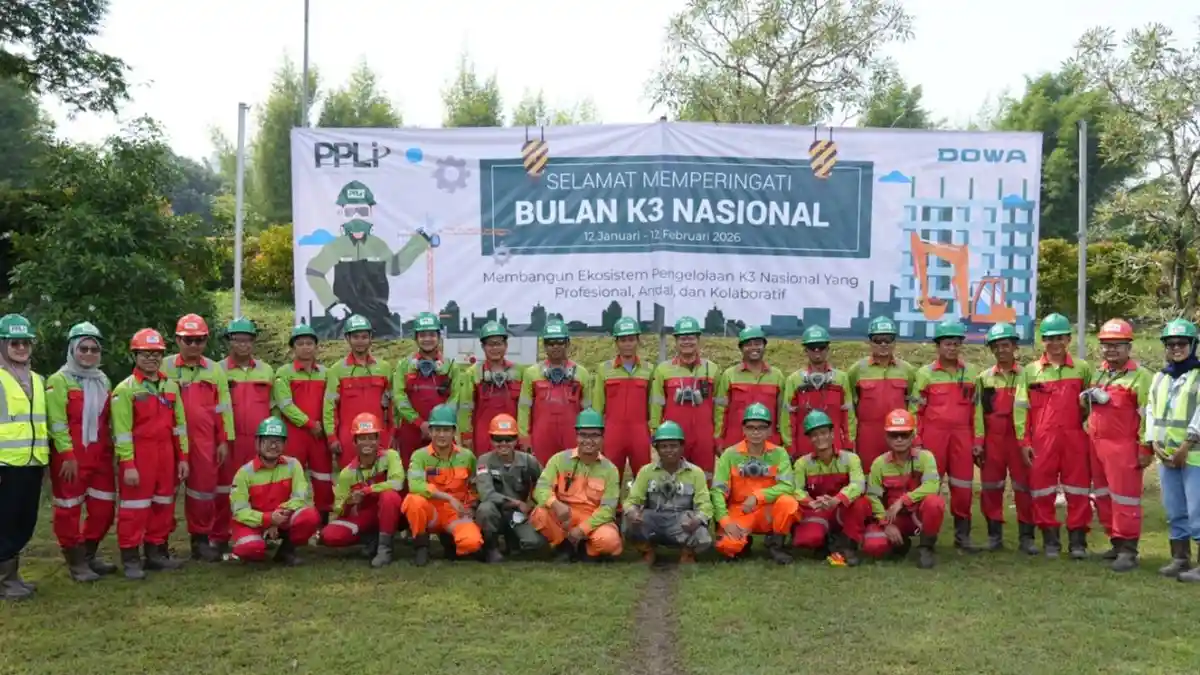 Komitmen Zero Accident, PPLI Gelar Apel Massal Bulan Keselamatan dan Kesehatan Kerja di Bogor