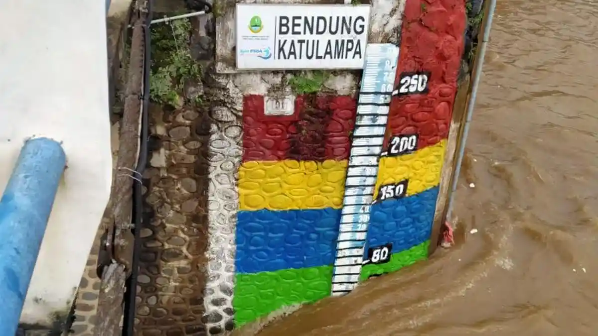 Update Kondisi Bendung Katulampa Bogor: Status Siaga 4, Stabil di Level Normal Menuju Arah Jakarta