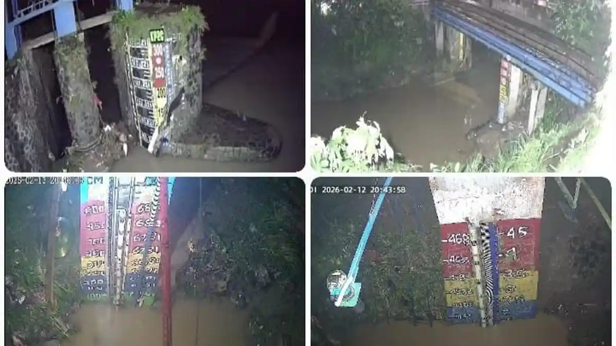 Bogor Diguyur Hujan, Begini Tinggi Muka Air Sungai Cileungsi dan Cikeas Kamis Malam Ini