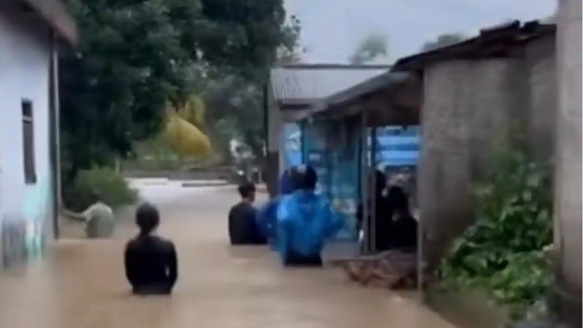 Pemukiman Warga di Babakanmadang Bogor Terendam Banjir, Sejumlah Rumah Alami Kerusakan