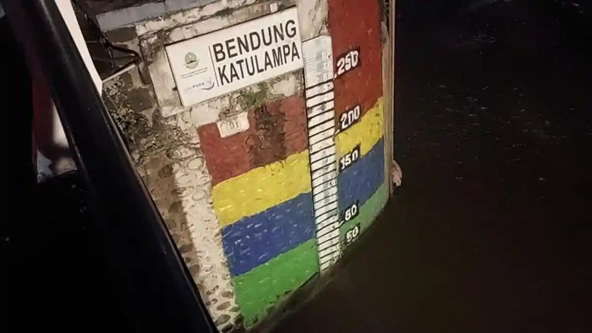 Update TMA Katulampa Kota Bogor Kamis Malam, Ketinggian Ciliwung Masih di Bawah 50 cm