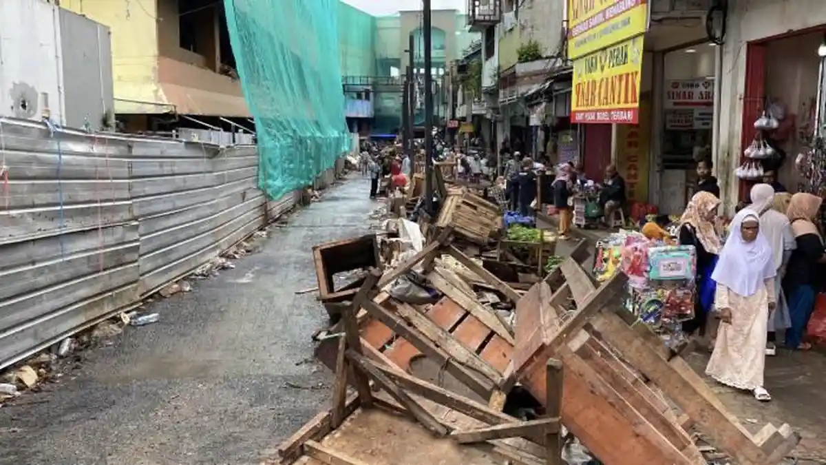 PKL di Pasar Bogor Masih Bisa Berjualan Sampai Lebaran, Lapaknya Dibersihkan Saat Jumsih Pemkot