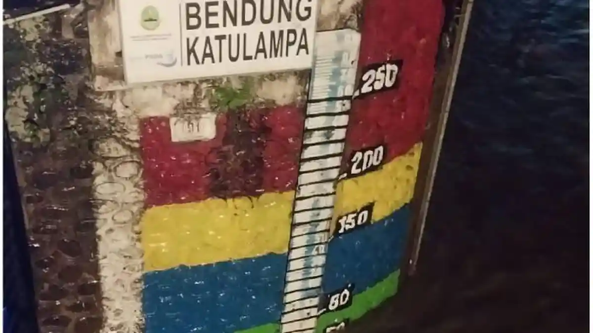 Masih Diguyur Hujan Ringan, Bendung Katulampa Bogor Kini Berstatus Siaga 4