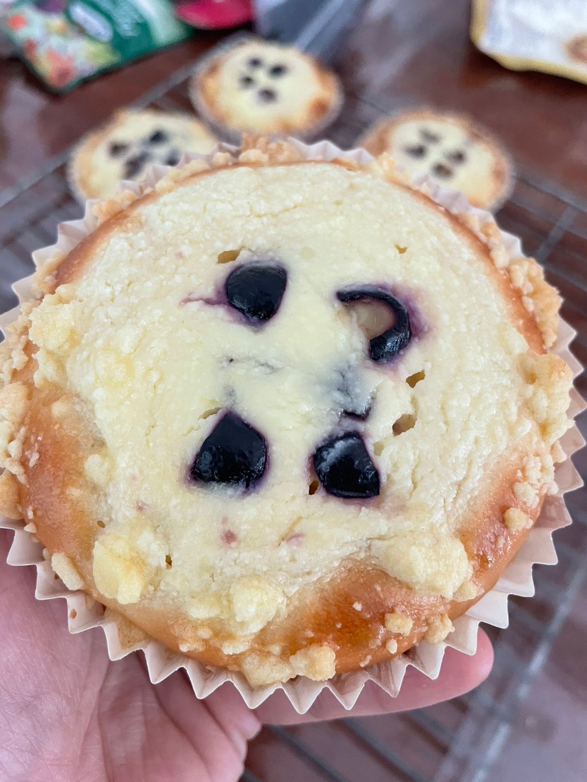 Blueberry Creamcheese Crumble